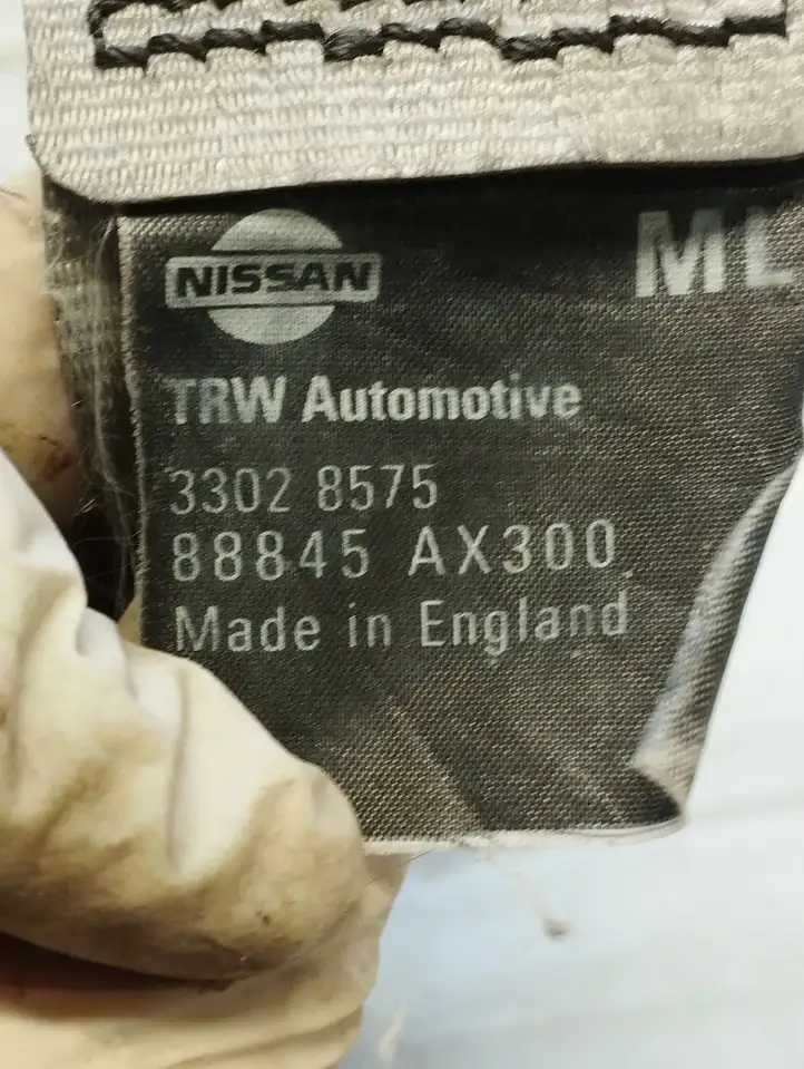 Nissan Micra (2003 - 2007) 33028575 Задний ремень безопасности — фото 4