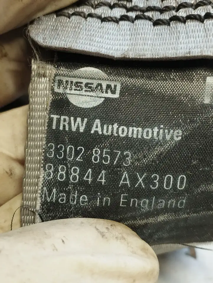 Nissan Micra (2003 - 2007) 33028573 Задний ремень безопасности — фото 6