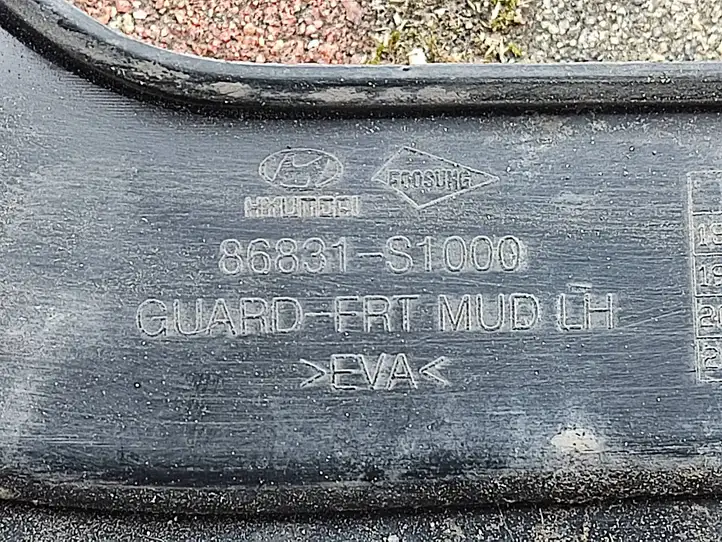 Hyundai Santa Fe (2018 - 2020) 86842S1000 Комплект брызговиков — фото 2