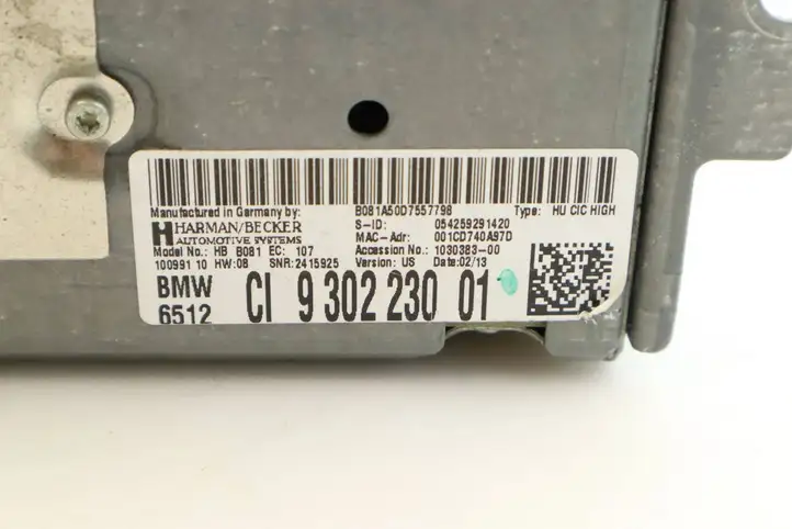 BMW 3 F30 F35 F31 (2012 - 2018) 9302230 Магнитола / мультимедийная система — фото 5