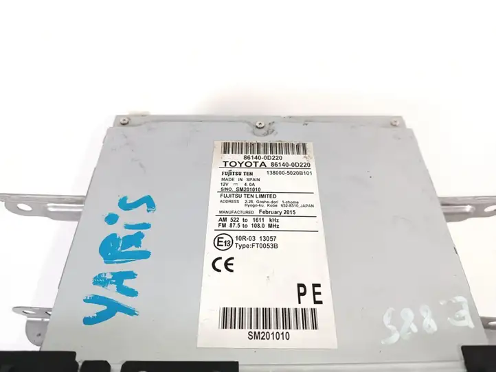 Toyota Yaris (2014 - 2019) 86140-0D220 Магнитола / мультимедийная система — фото 4