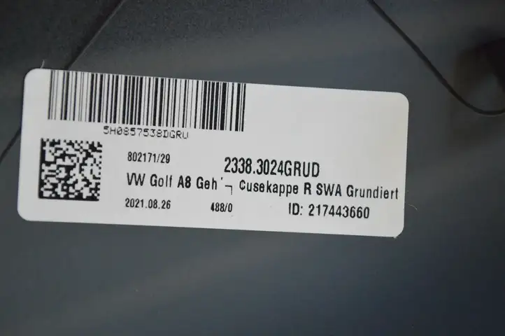 Volkswagen Golf VIII (2019 - ) 23383024 Пластиковая отделка зеркала — фото 5