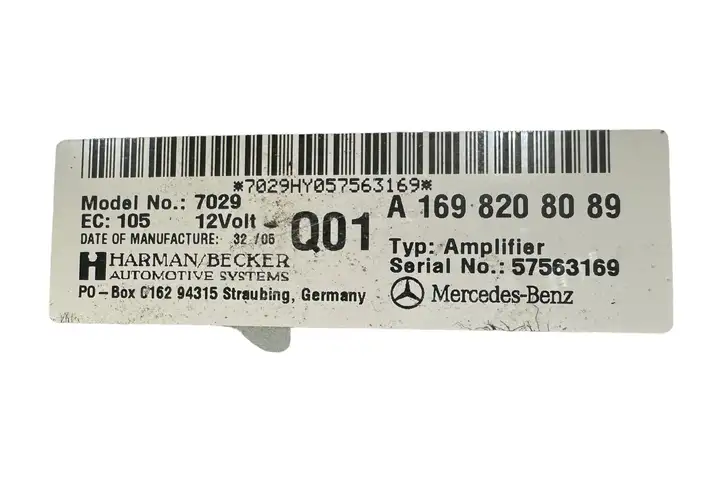 Mercedes-Benz B-class W245 (2005 - 2008) A1698208089 Усилитель звука — фото 5