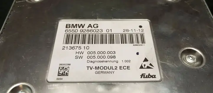 BMW 7 F01 (2008 - 2016) 9286023 Модуль управления видео — фото 5