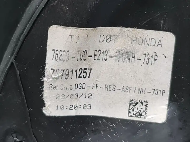 Honda Civic IX (2011 - 2017) E1021157 Боковое зеркало с электроприводом — фото 10
