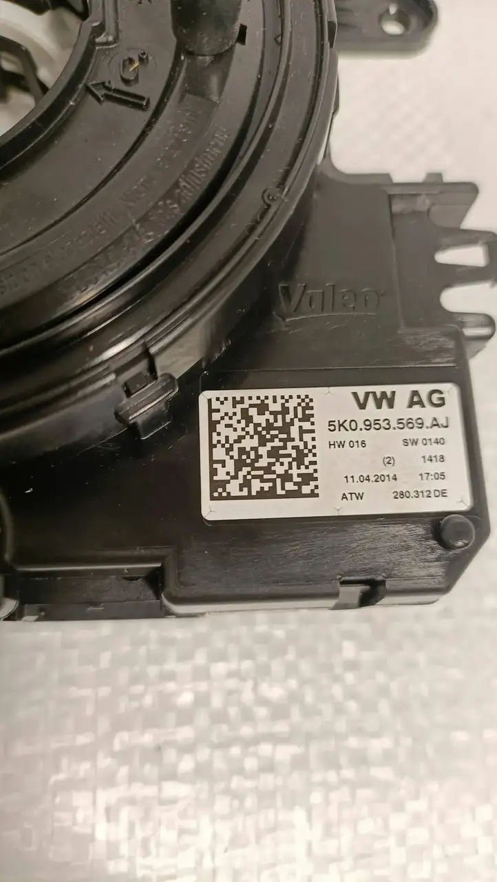 Audi A1 (2010 - 2014) 5K0953569AJ Контактное кольцо SRS — фото 4