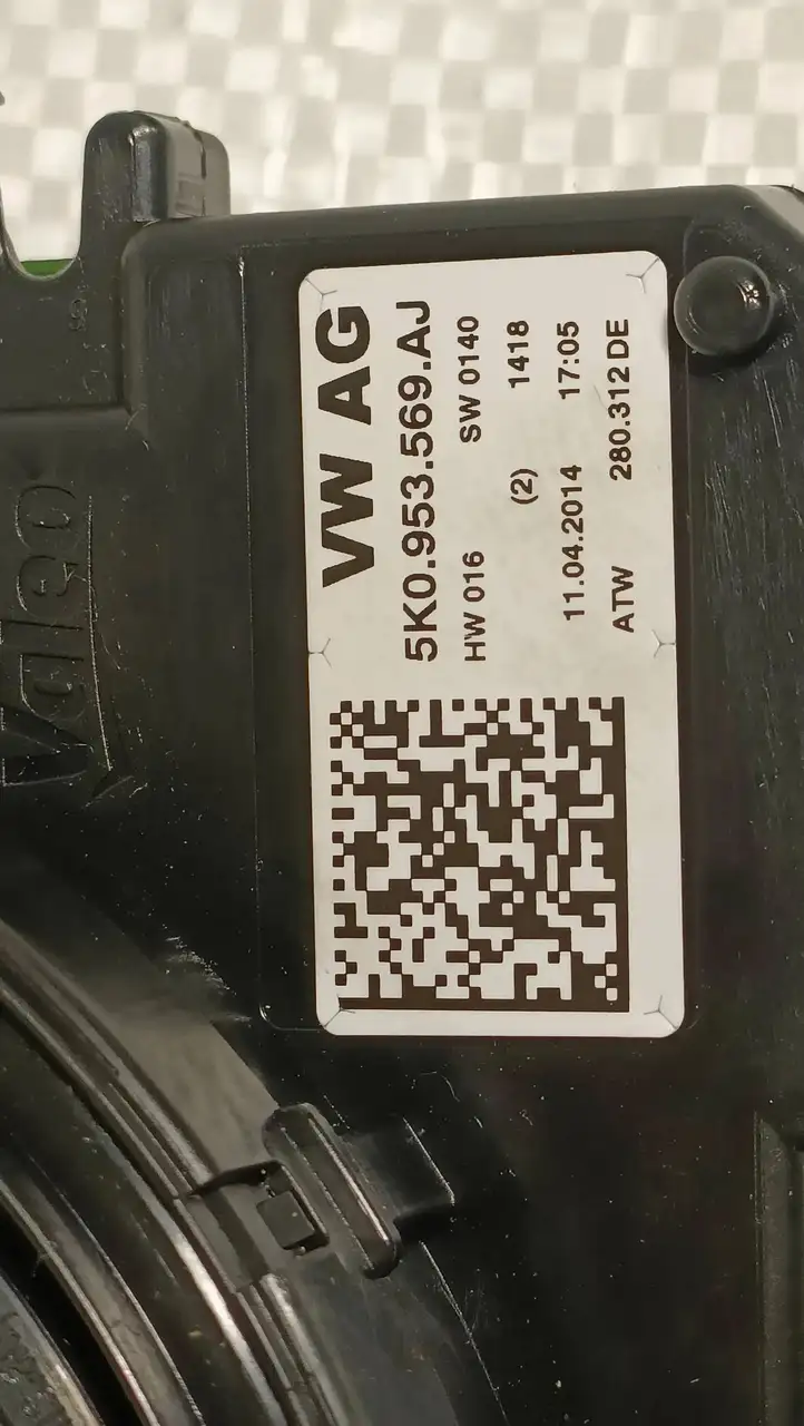 Audi A1 (2010 - 2014) 5K0953569AJ Контактное кольцо SRS — фото 5