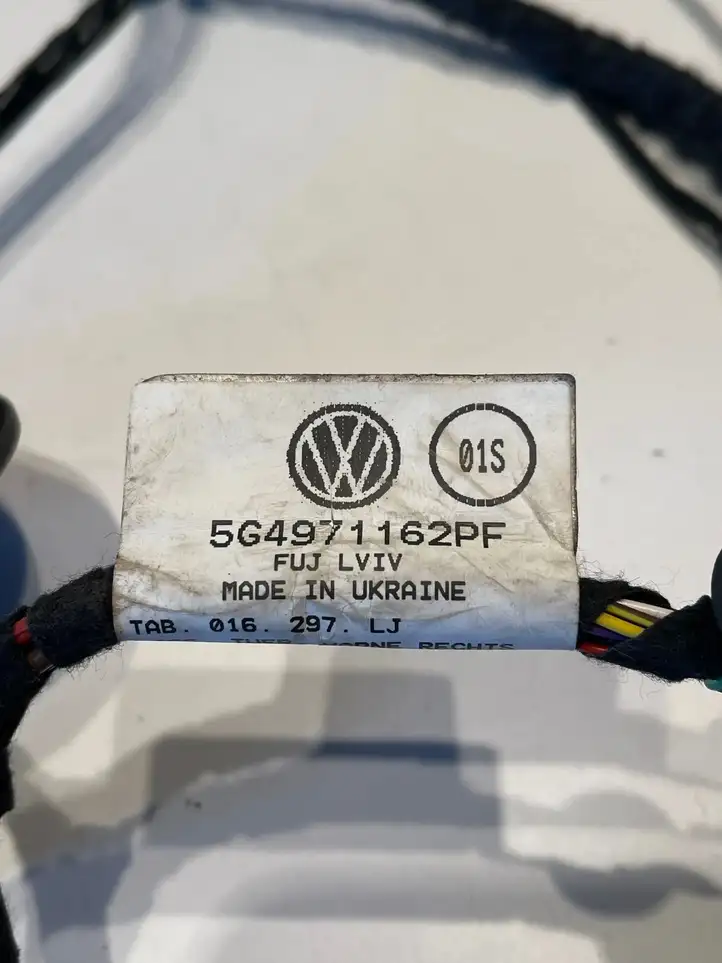 Volkswagen e-Golf (2013 - 2016) 5G4971162PF Проводка передней двери — фото 6