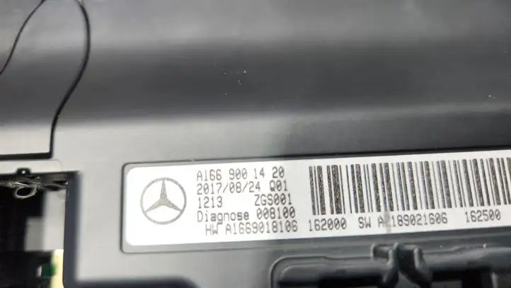 Mercedes-Benz GLE W166/C292 (2015 - 2019) A1669003821 Магнитола / мультимедийная система — фото 12