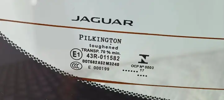 Jaguar XF X260 (2015 - ) 43R011582 Заднее стекло — фото 3