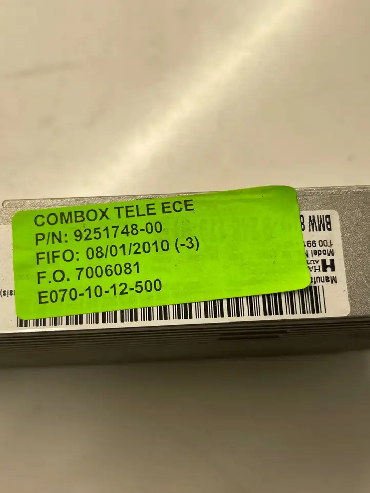 BMW 3 E90 E91 (2005 - 2012) 9251748 Bluetooth модуль — фото 4