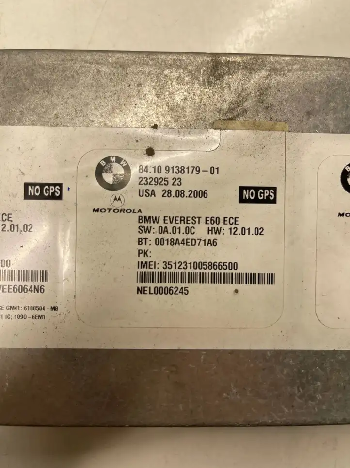 BMW 3 E90 E91 (2005 - 2012) 9138179 Bluetooth модуль — фото 3