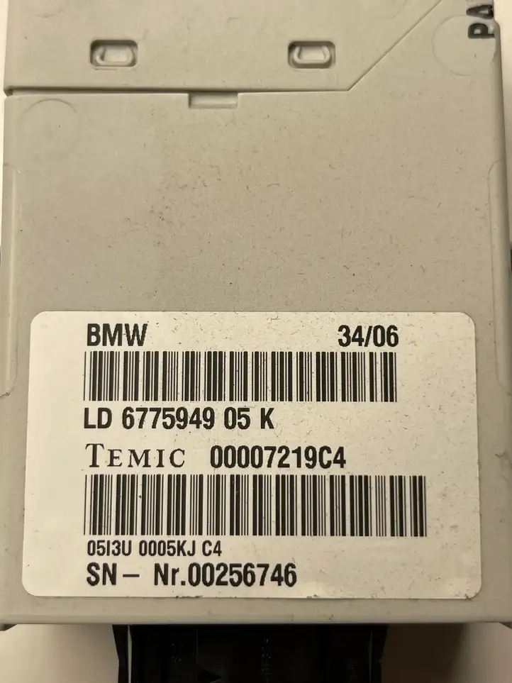 BMW 3 E90 E91 (2005 - 2012) 6775949 Блок управления круиз-контролем — фото 3