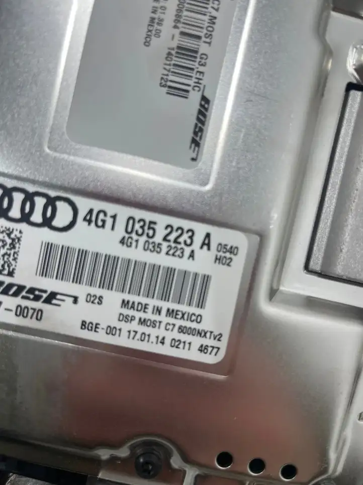 Audi A7 S7 4G (2010 - 2014) 4G1035223A Усилитель звука — фото 4