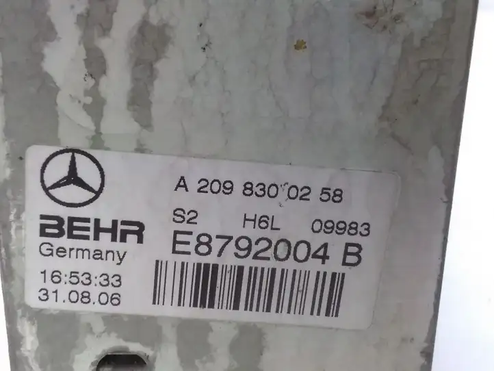 Mercedes-Benz CLK A209,C209 (2002 - 2009) A2098300258 Испаритель кондиционера — фото 2