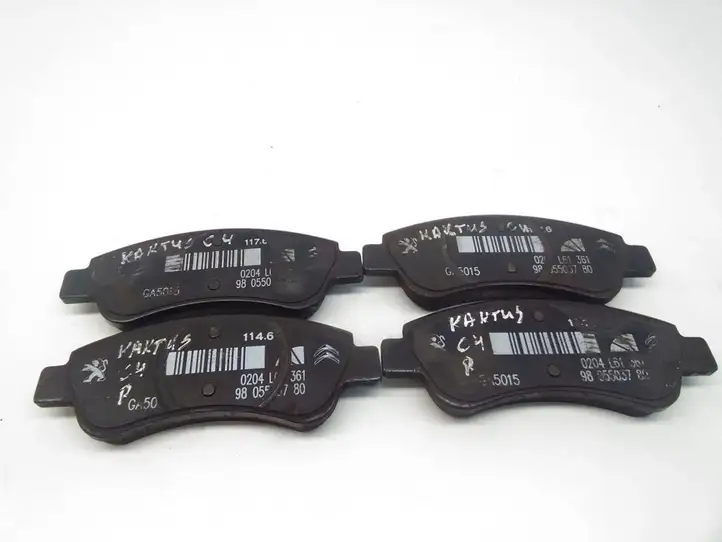 Citroen C4 Cactus (2014 - 2017) 9805503780 Передние тормозные колодки — фото 1