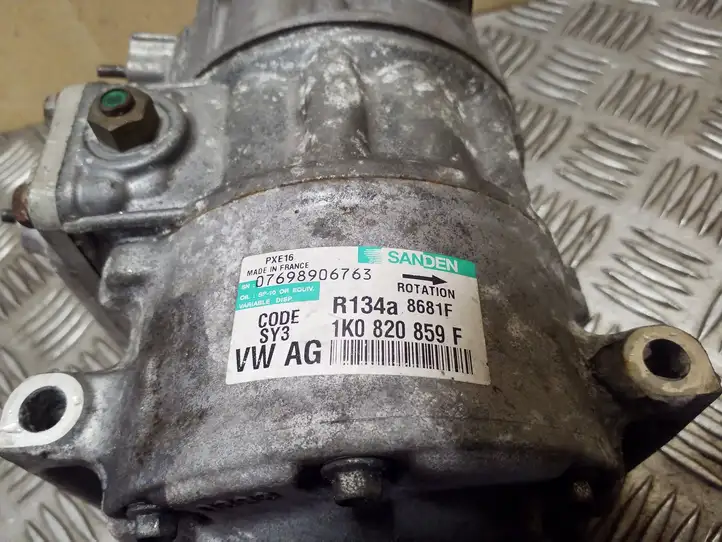 Volkswagen Eos (2006 - 2010) 1K0820859F Компрессор (насос) кондиционера воздуха — фото 2