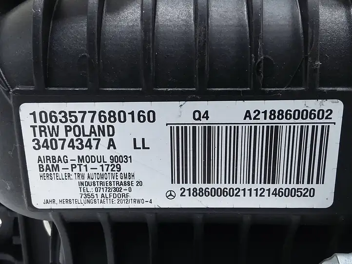 Mercedes-Benz CLS C218,X218 (2011 - 2017) A2188600602 Подушка безопасности пассажира — фото 4