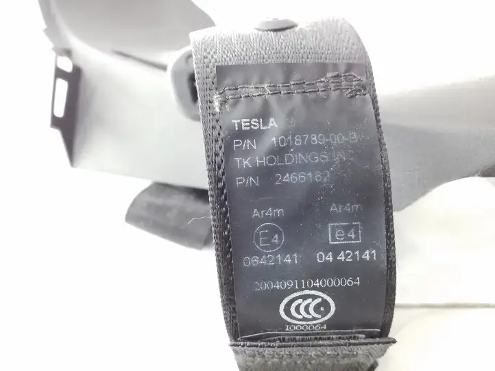 Tesla Model S (2016 - 2021) 101878900B Задний ремень безопасности — фото 3