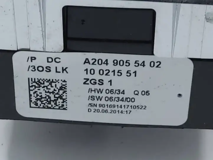 Tesla Model S (2016 - 2021) A2049055402 Кнопка стеклоподъемников — фото 5