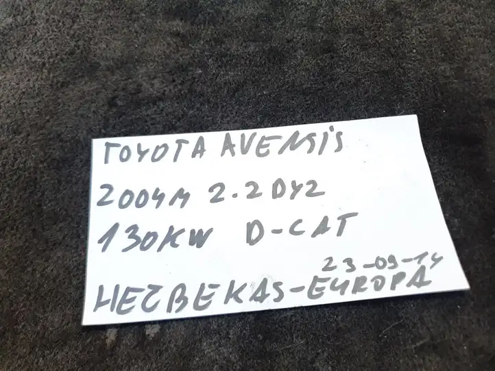 Toyota Avensis T250 (2003 - 2006) Прочая отделка передней двери — фото 9
