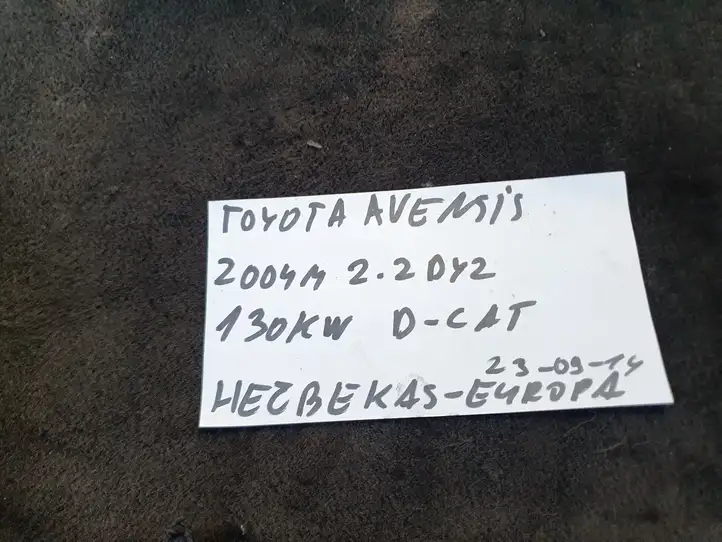 Toyota Avensis T250 (2003 - 2006) Центральный воздушный дефлектор — фото 6