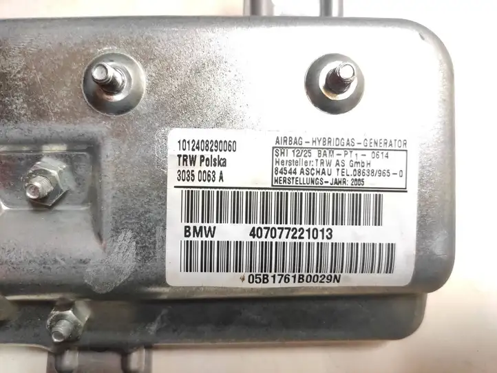 BMW 7 E65 E66 (2001 - 2008) 30350063A Подушка безопасности задней двери — фото 2