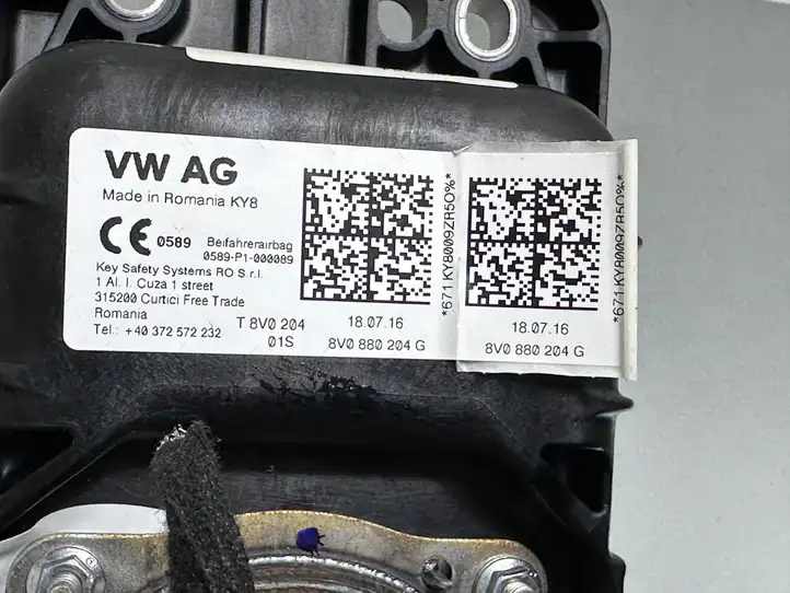 Audi A3/S3 8V (2016 - 2020) 8V0880204G Подушка безопасности пассажира — фото 5