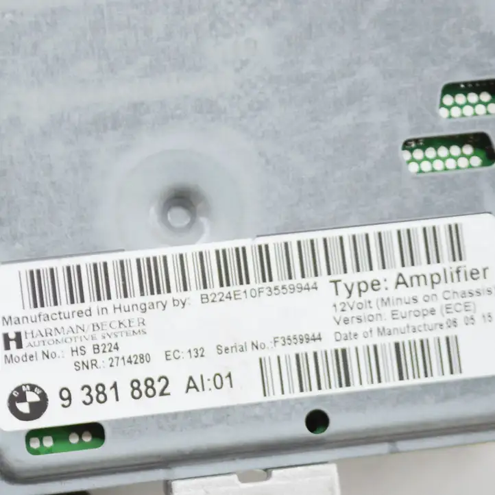 BMW 4 F32 F33 (2013 - 2017) 9381882 Усилитель звука — фото 7