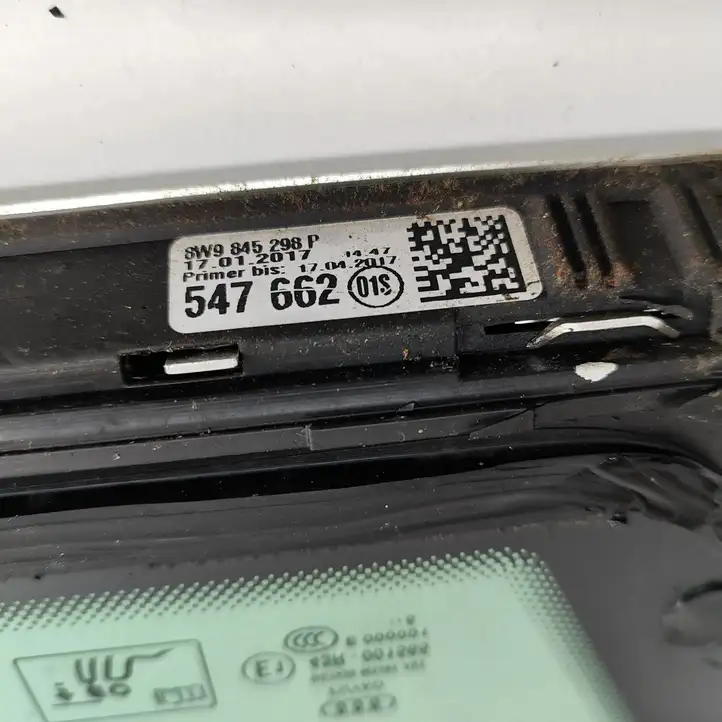 Audi A4 S4 B9 (2015 - 2019) 8W9845298P Заднее боковое стекло — фото 7