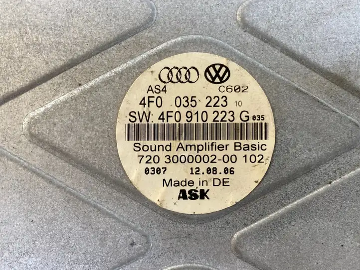 Audi A6 S6 C6 4F (2004 - 2008) 4F0035223 Усилитель звука — фото 5