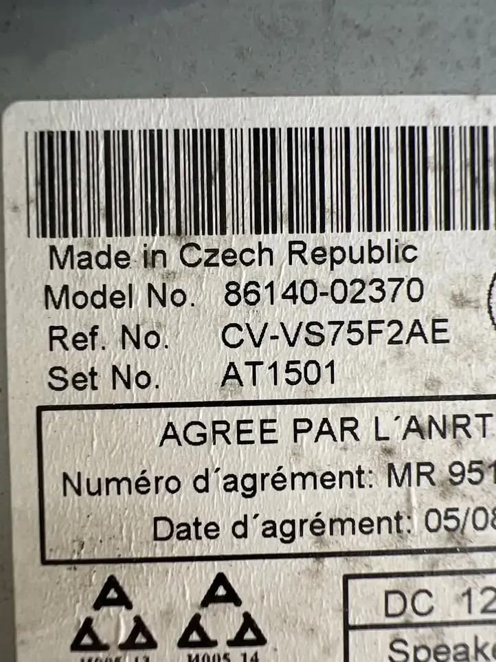Toyota Auris E180 (2012 - 2018) 8614002370 Магнитола / мультимедийная система — фото 3