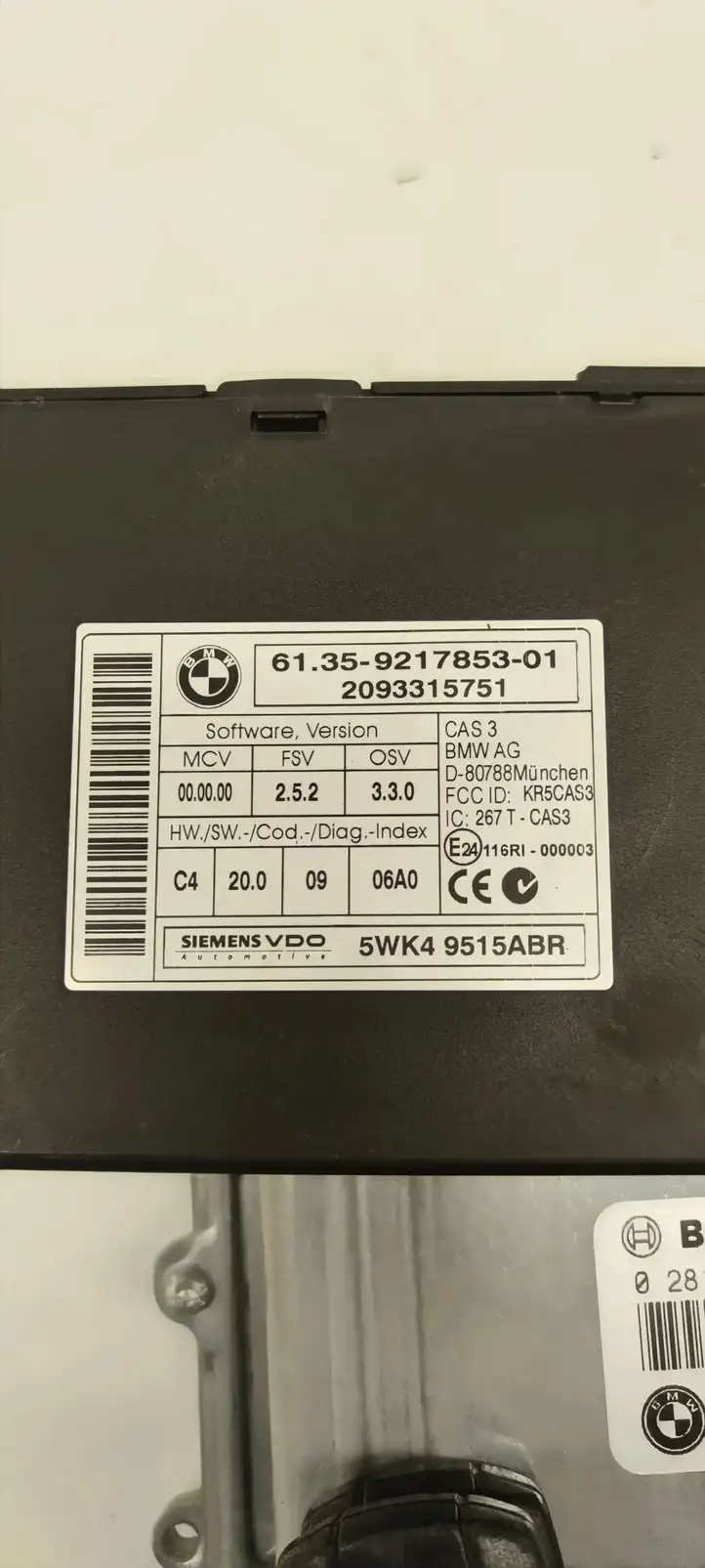 BMW 3 E90 E91 (2005 - 2012) 8506444 Комплект системы зажигания — фото 2
