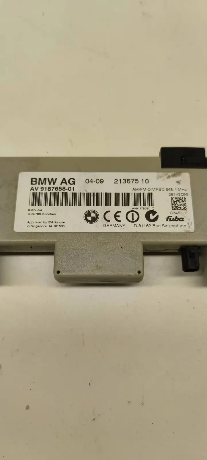 BMW 3 E92 E93 (2005 - 2014) 9187658 Усилитель антенны — фото 3