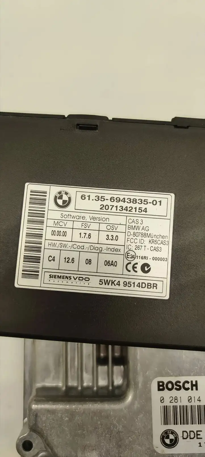 BMW 5 E60 E61 (2004 - 2010) 7806976 Комплект системы зажигания — фото 2