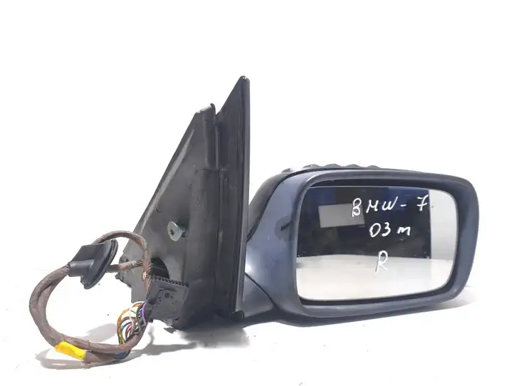 BMW 7 E65 E66 (2001 - 2008) 82238378 Боковое зеркало с электроприводом — фото 2