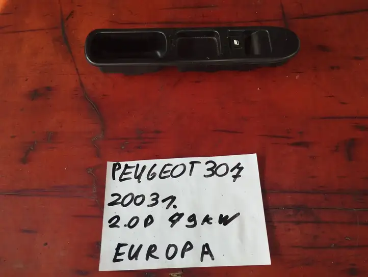Peugeot 307 CC (2001 - 2005) 532625 Блок кнопок стеклоподъемников — фото 2