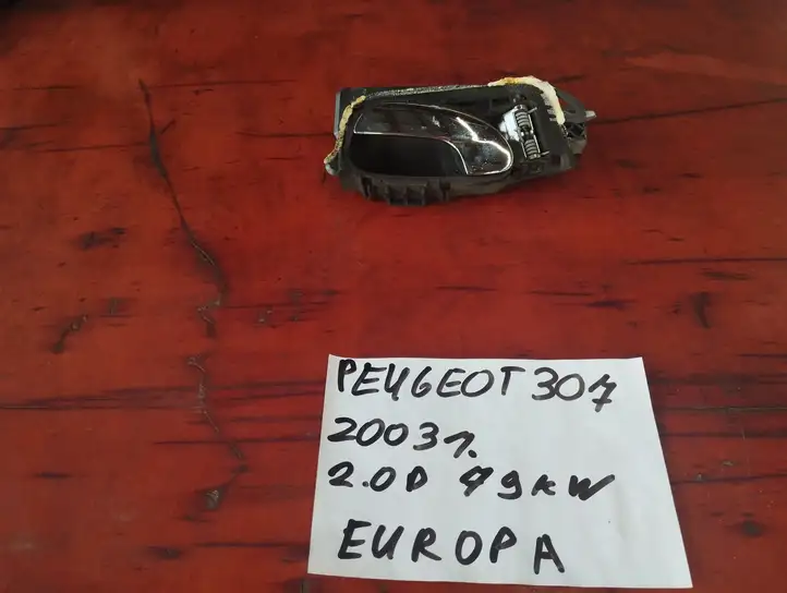 Peugeot 307 CC (2001 - 2005) 9643604577 Внутренняя ручка задней двери — фото 2
