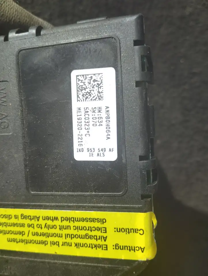 Volkswagen Golf V (2003 - 2009) 1K0953549AF Датчик угла поворота руля — фото 3