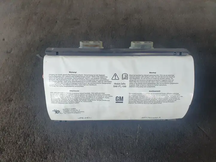 Opel Zafira B (2003 - 2006) 601762400A Подушка безопасности пассажира — фото 1