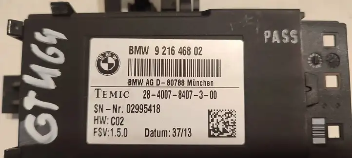 BMW 3 GT F34 (2013 - 2017) 9216468 Реле обогрева — фото 2