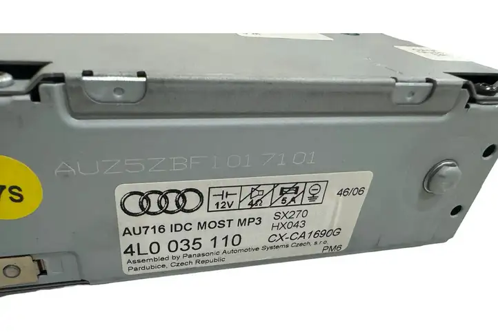 Audi Q7 4L (2005 - 2009) 4L0035110 Магнитола / мультимедийная система — фото 7