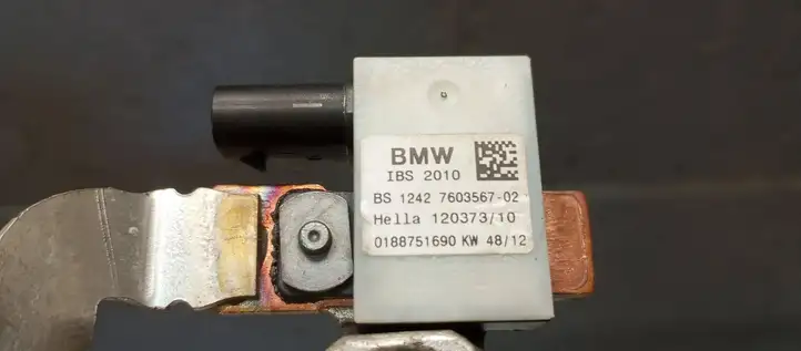 BMW X5 E70 (2006 - 2013) 7603567 Минусовой провод аккумулятора — фото 4