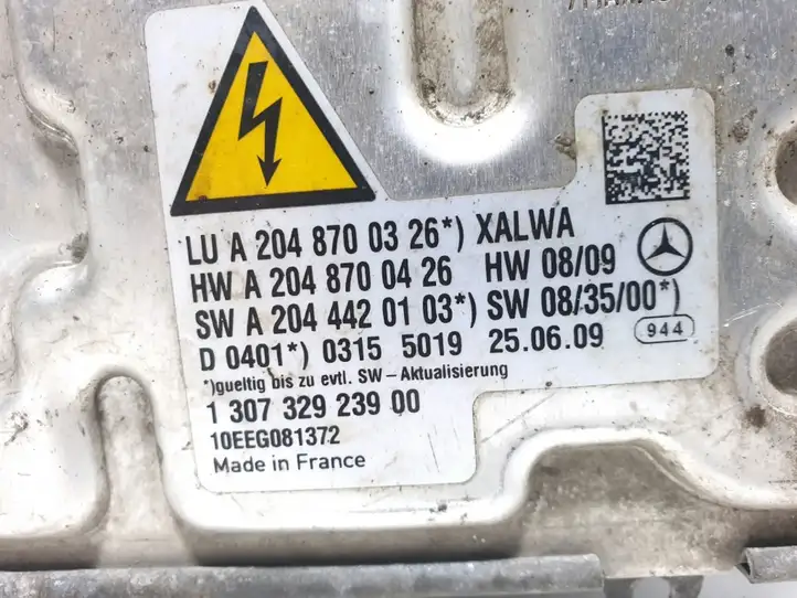 Mercedes-Benz C W204 (2007 - 2014) A2048700326 Блок розжига ксенона — фото 4