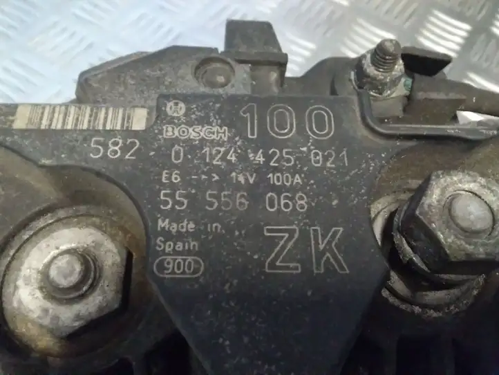 Opel Corsa C (2003 - 2006) 0124425021 Генератор — фото 3