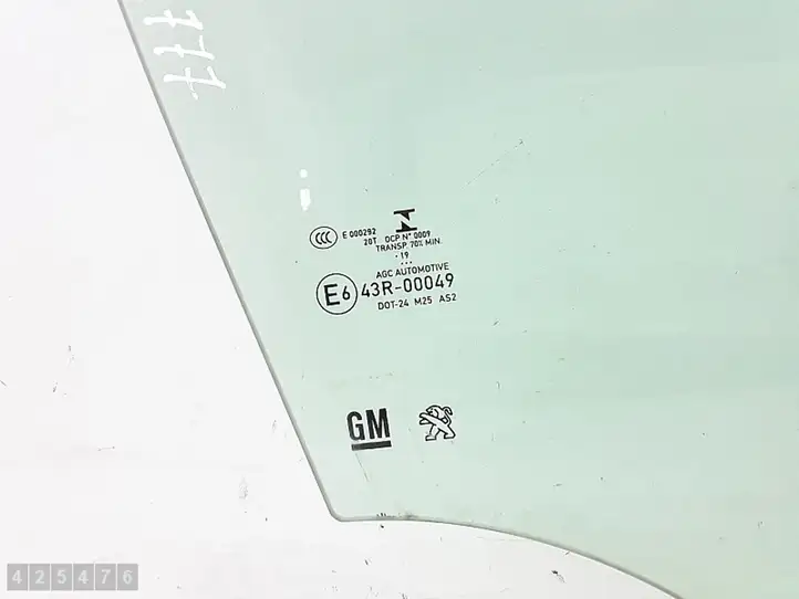 Citroen C5 Aircross (2017 - ) 43R00049 Стекло передней двери — фото 2