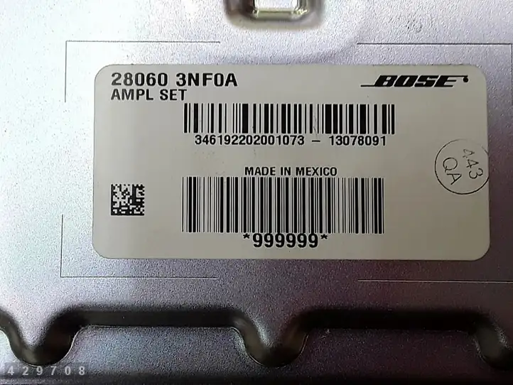 Nissan Leaf I (ZE0) (2010 - 2017) 280603nf0a Усилитель звука — фото 10