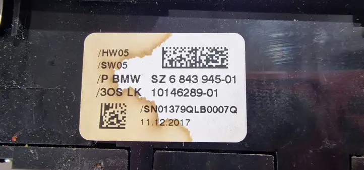 BMW X3 G01 (2018 - 2024) 6843945 Кнопка ESP — фото 3