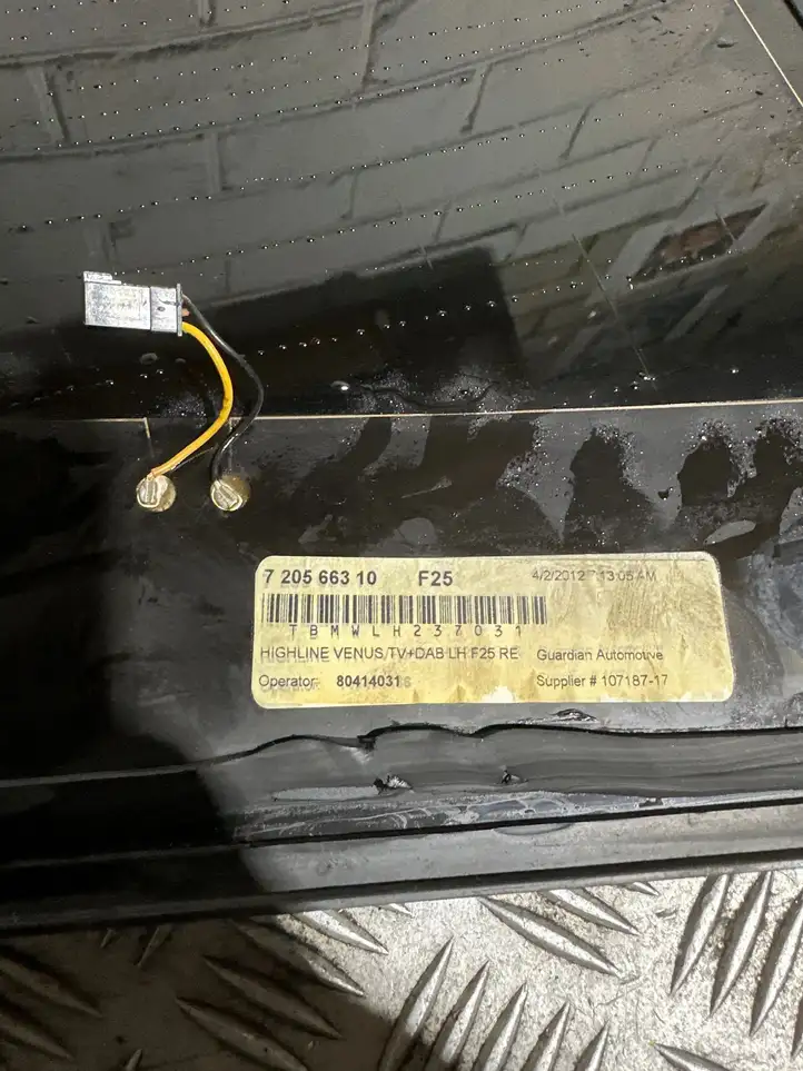 BMW X3 F25 (2010 - 2017) 7205663 Заднее боковое стекло — фото 3