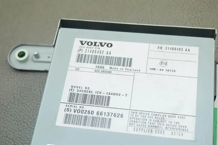 Volvo V60 (2013 - 2018) 31489492 Усилитель звука — фото 8